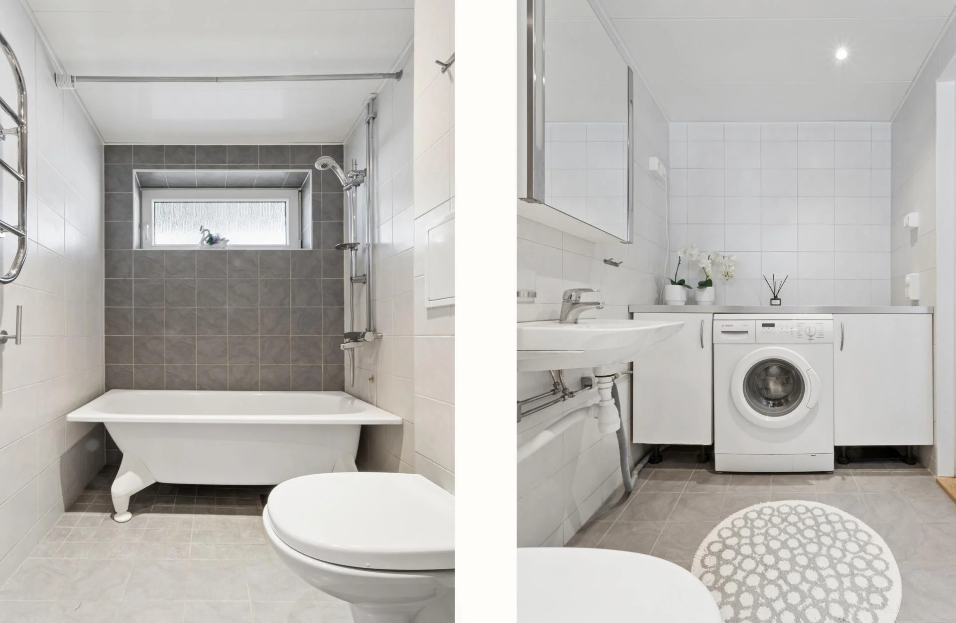 Välplanerad trea med stambytt badrum/ extra WC samt inglasad balkong