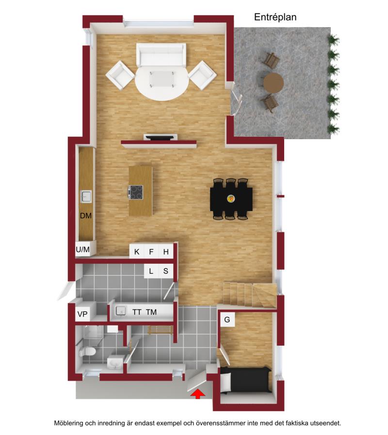 Nyproducerad och högt belägen familjevilla om 203 m² i populära kvarter