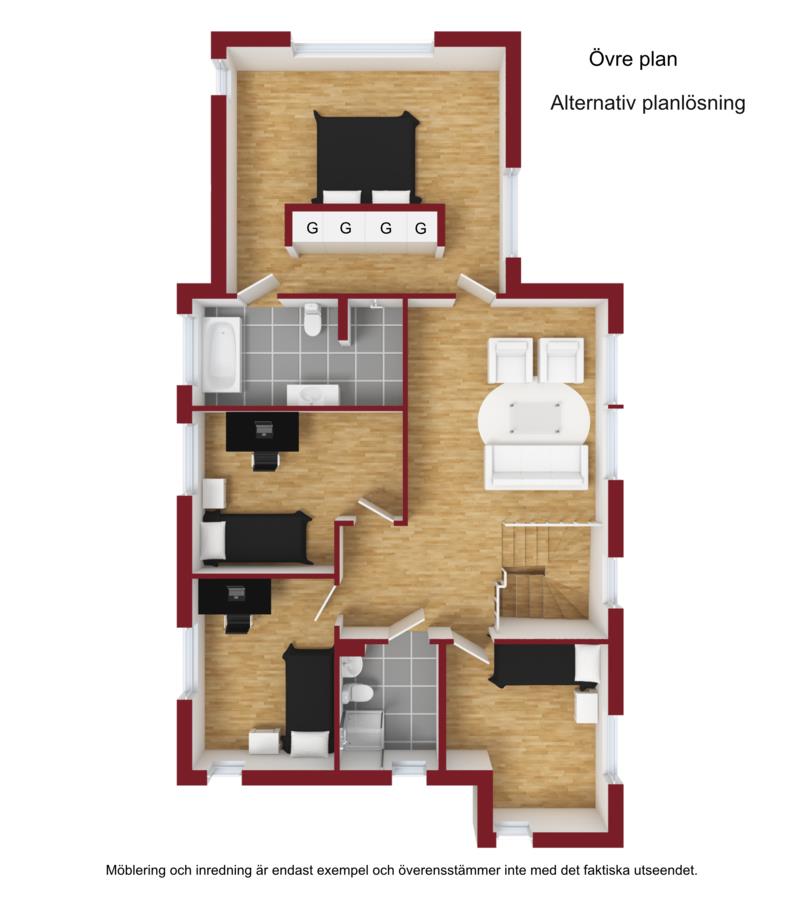 Nyproducerad och högt belägen familjevilla om 203 m² i populära kvarter