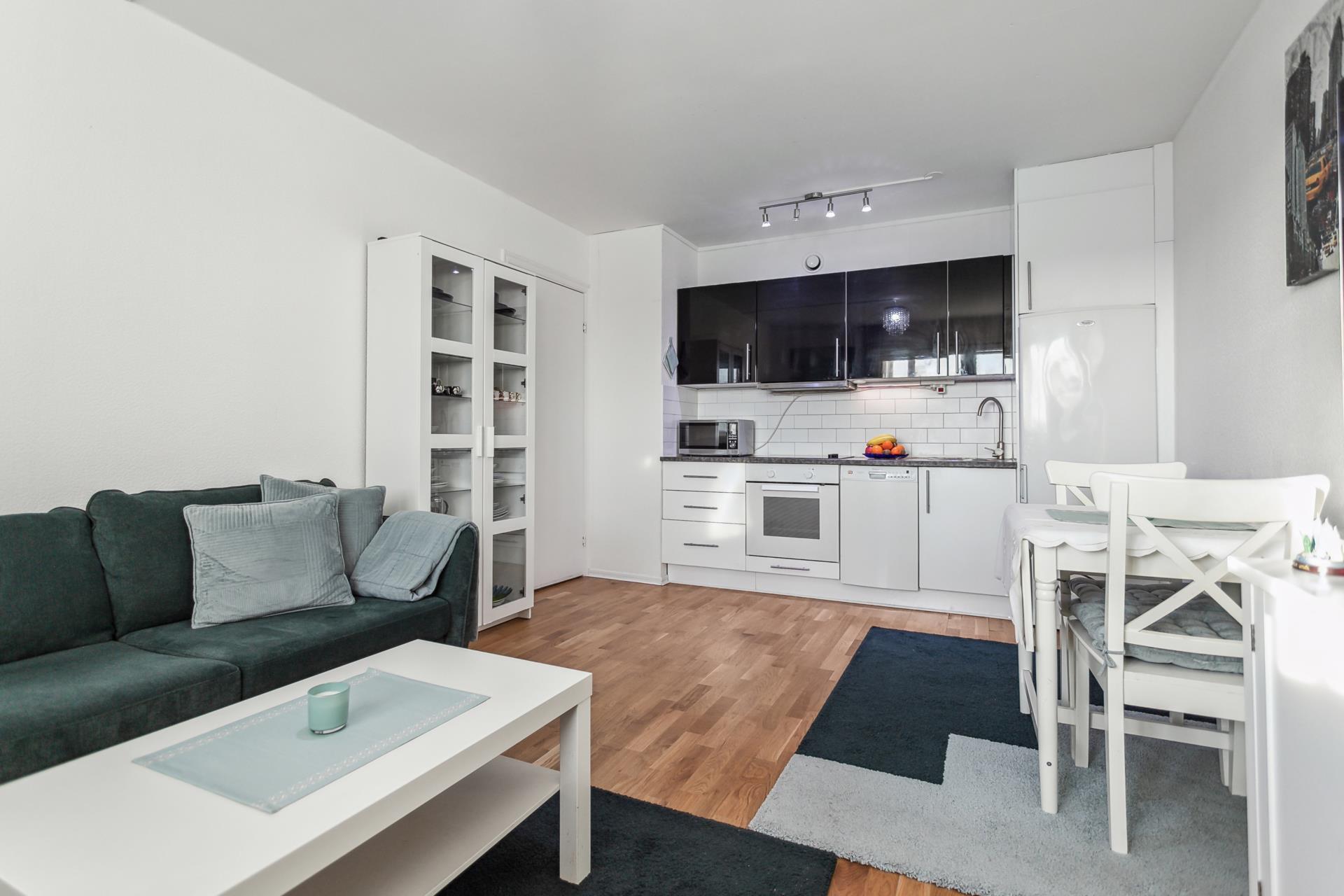 Bra planerad tvåa med högt och fint läge samt modern öppen planlösning