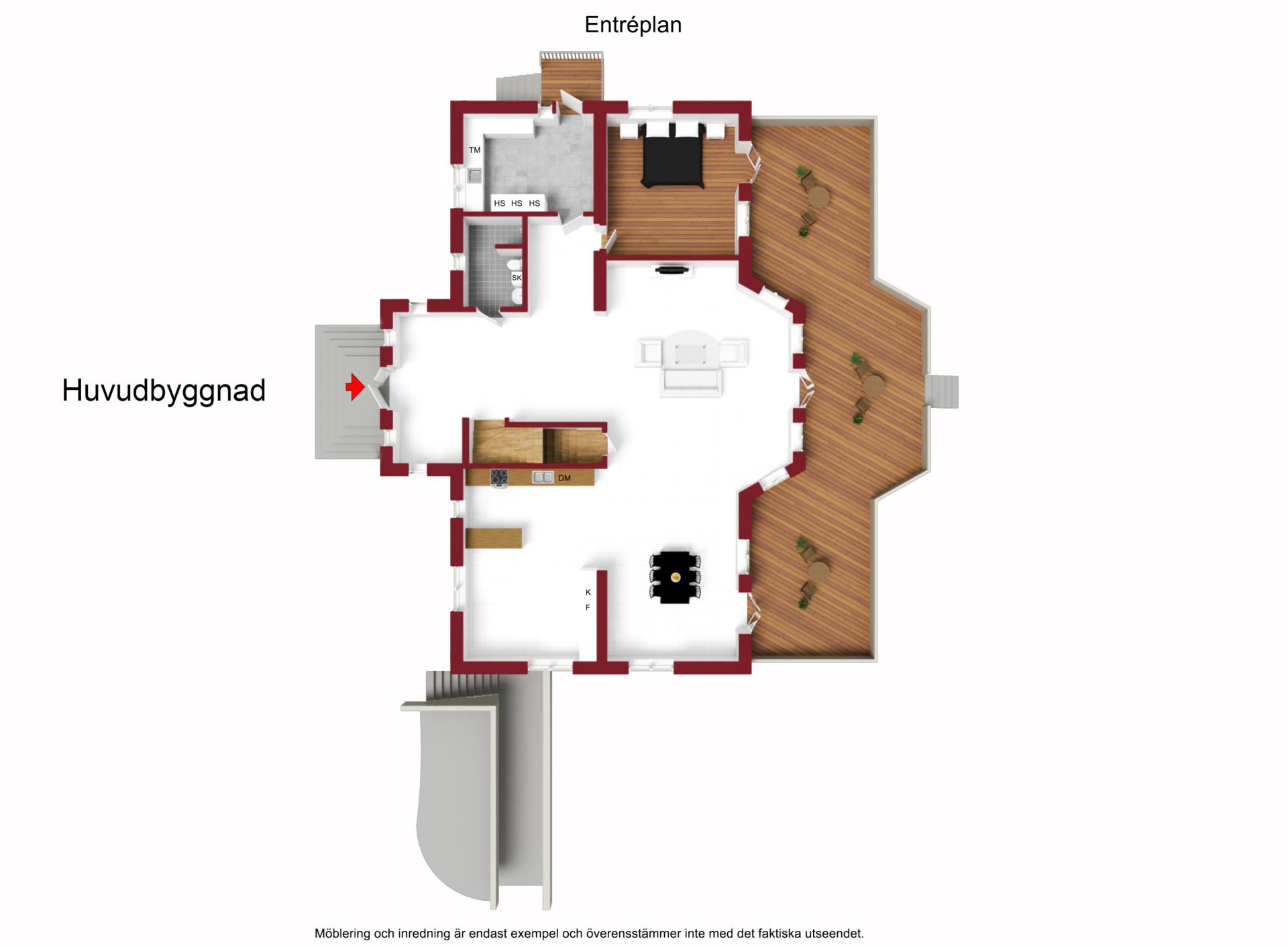 Imponerande fastighet med stor tomt, villa om ca 553 m² och gästhus om ca 147 m²