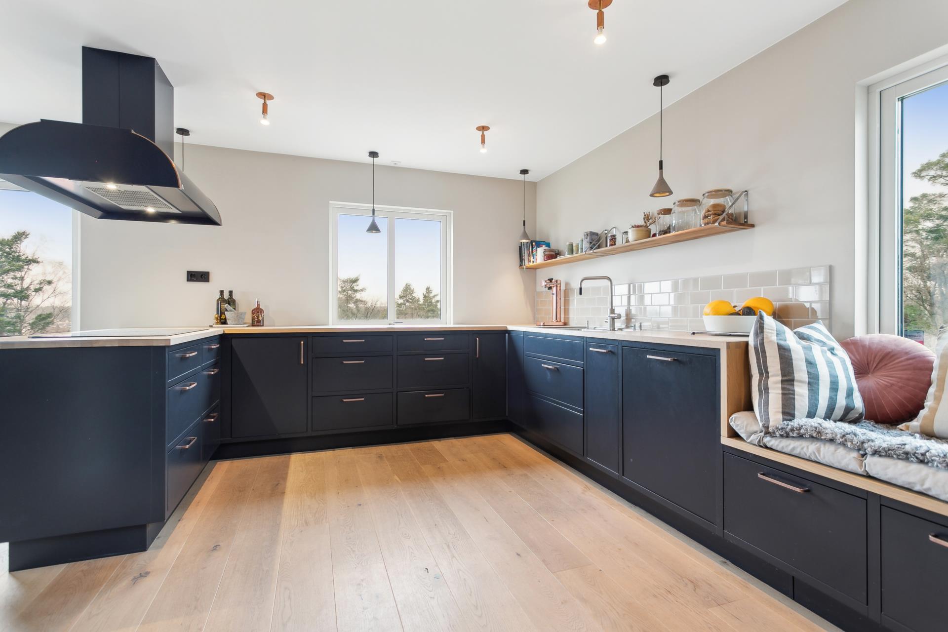 Rymlig villa med ett magiskt läge och sjöutsikt över Malmsjön
