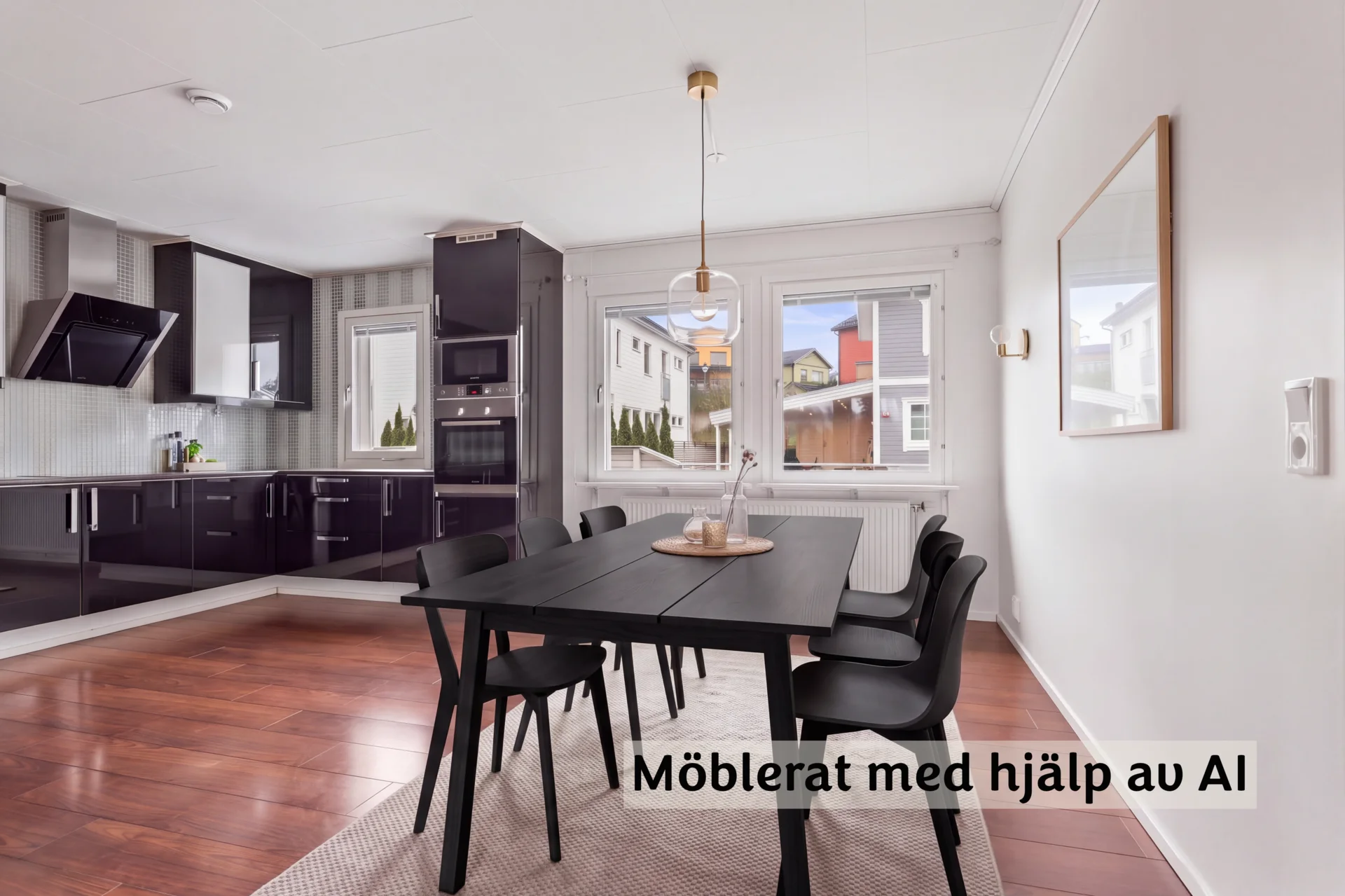 Rymlig familjevilla med uterum, carport och solceller