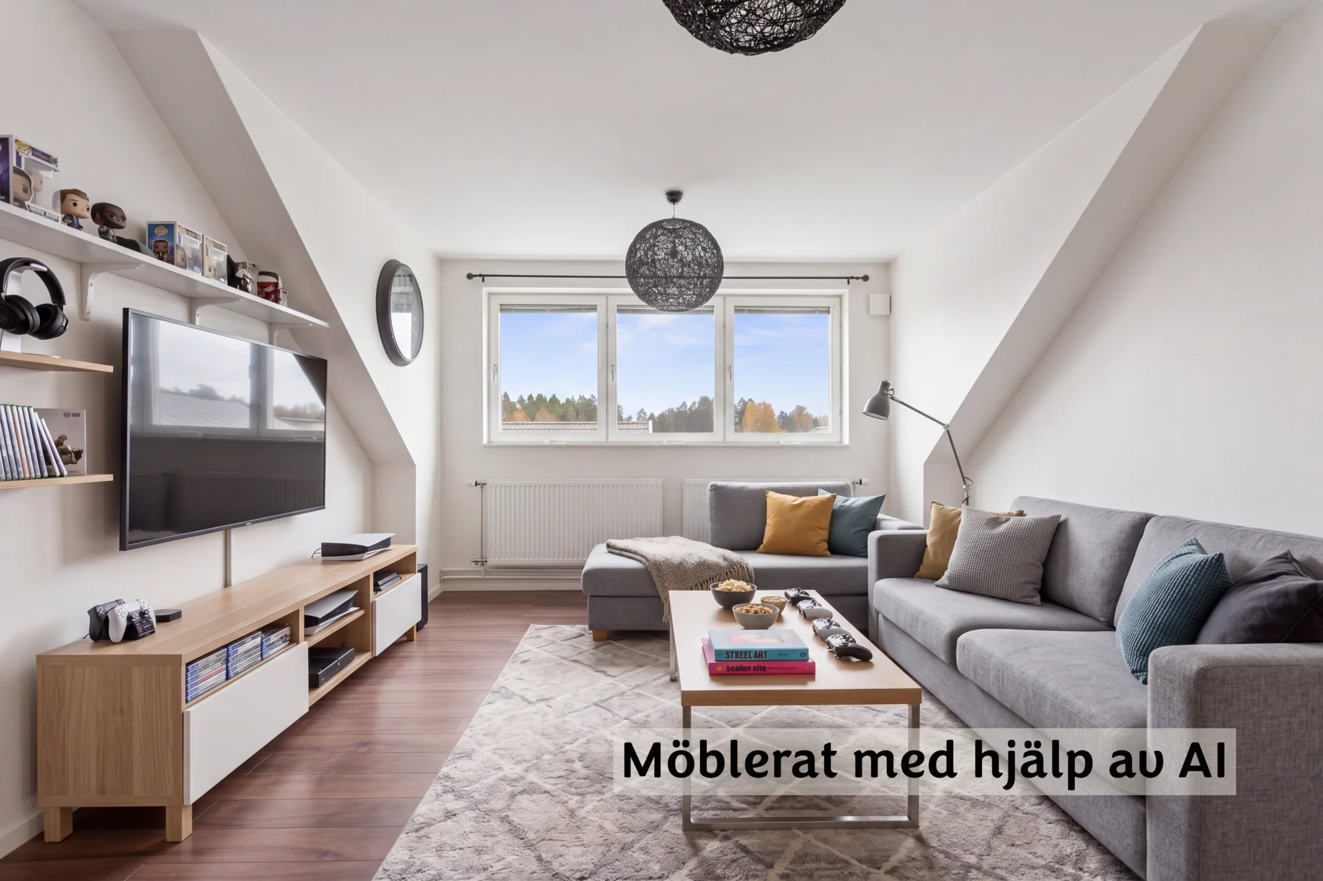 Rymlig familjevilla med uterum, carport och solceller